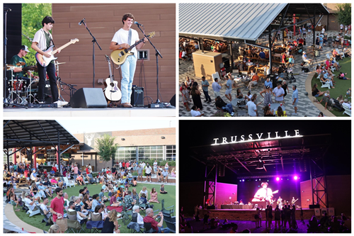 collage of events